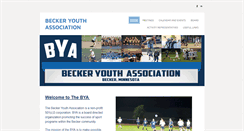 Desktop Screenshot of beckeryouthsports.org